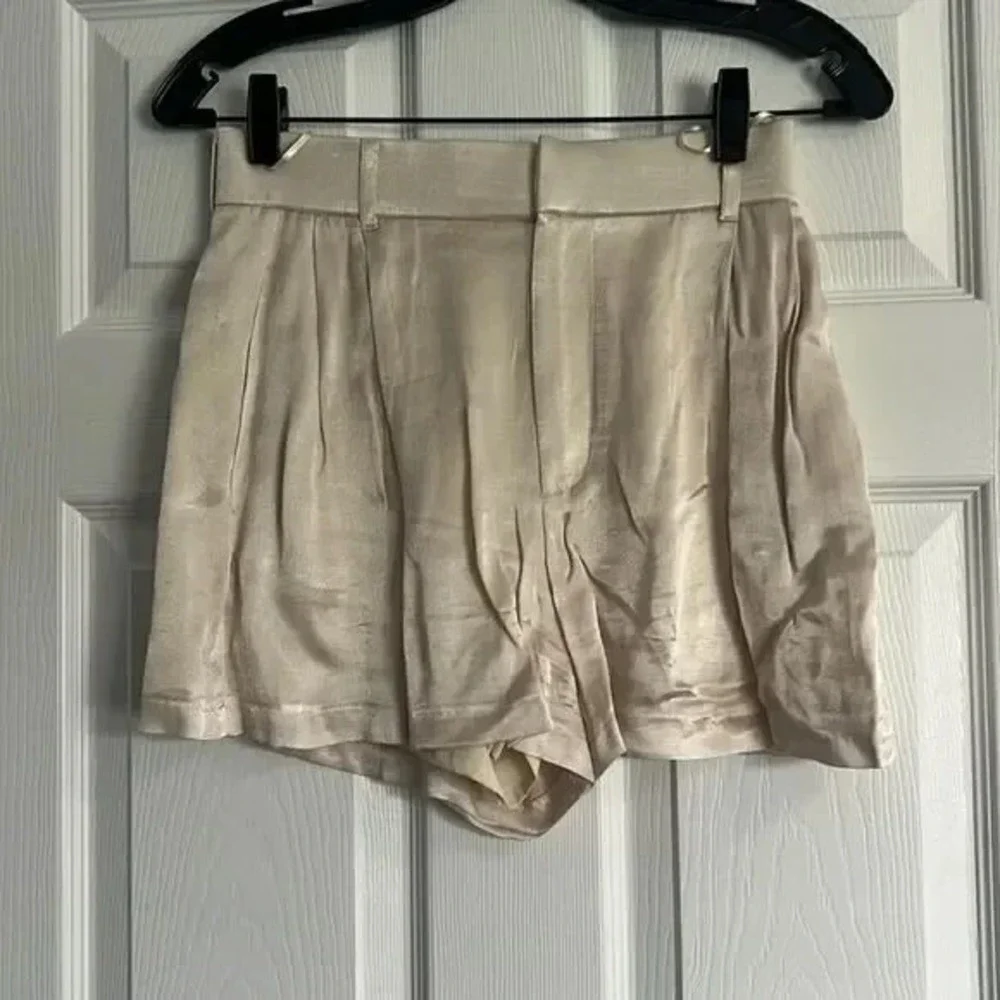Zara Sz M Silky Satin‎ Sexy Summer Boho Cottage High Waisted Coastal Vacation